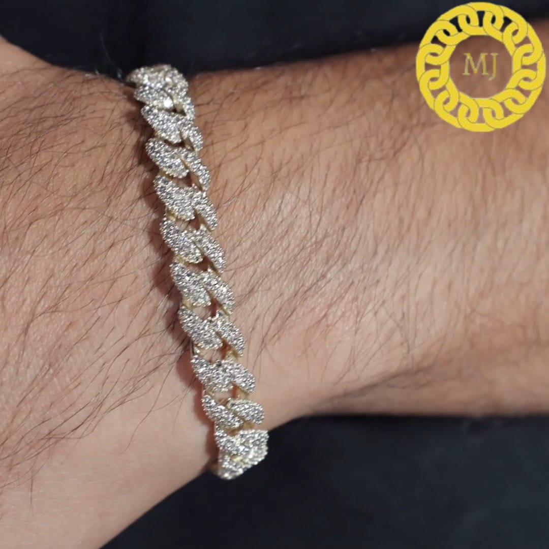 Iced out chain bracelet clearance