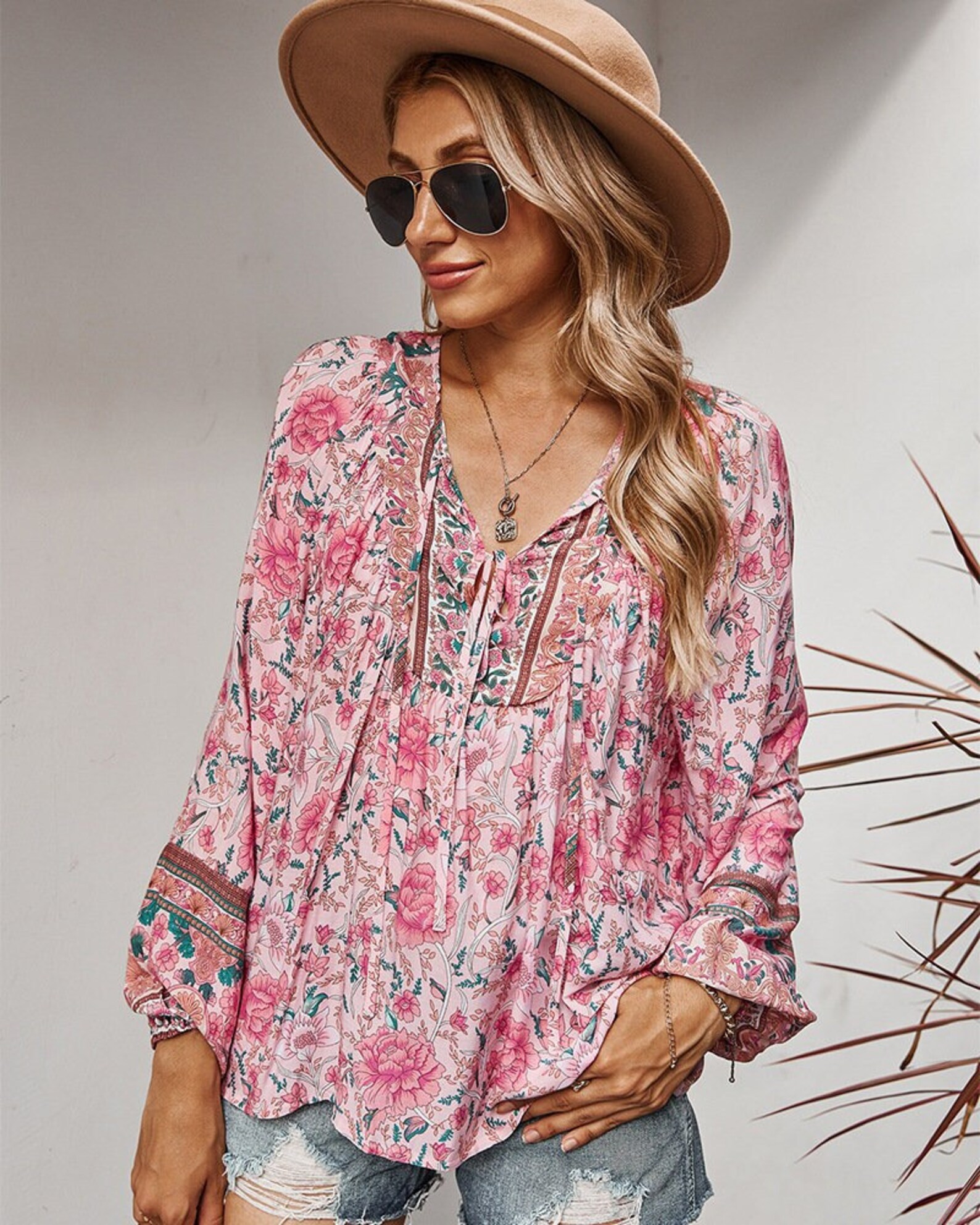 Boho Blouse Boho Summer Dress for Women Bohemian Dress Mini Etsy UK
