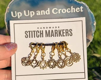 Chakra Stitch Markers - Spiritual Progress Keepers