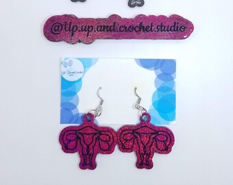 Uterus Earrings - support women's reproductive rights, pro choice