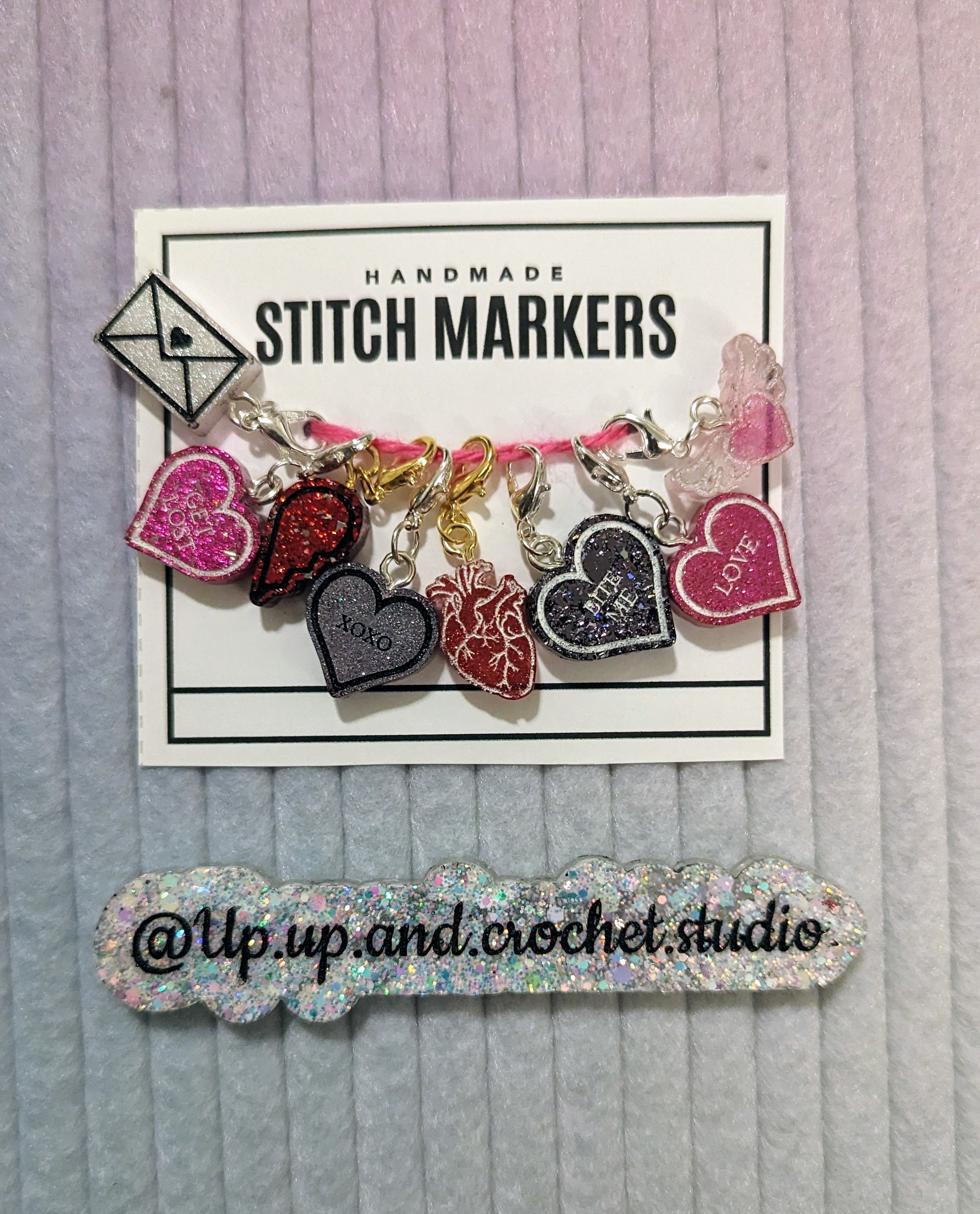 I Love Knitting Stitch Markers