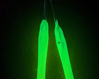 Yellow Glow in the Dark Crochet Hook: Handmade Novelty Gift