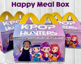 Caja de Cajita Feliz de Cazadores de Demonios del KPop