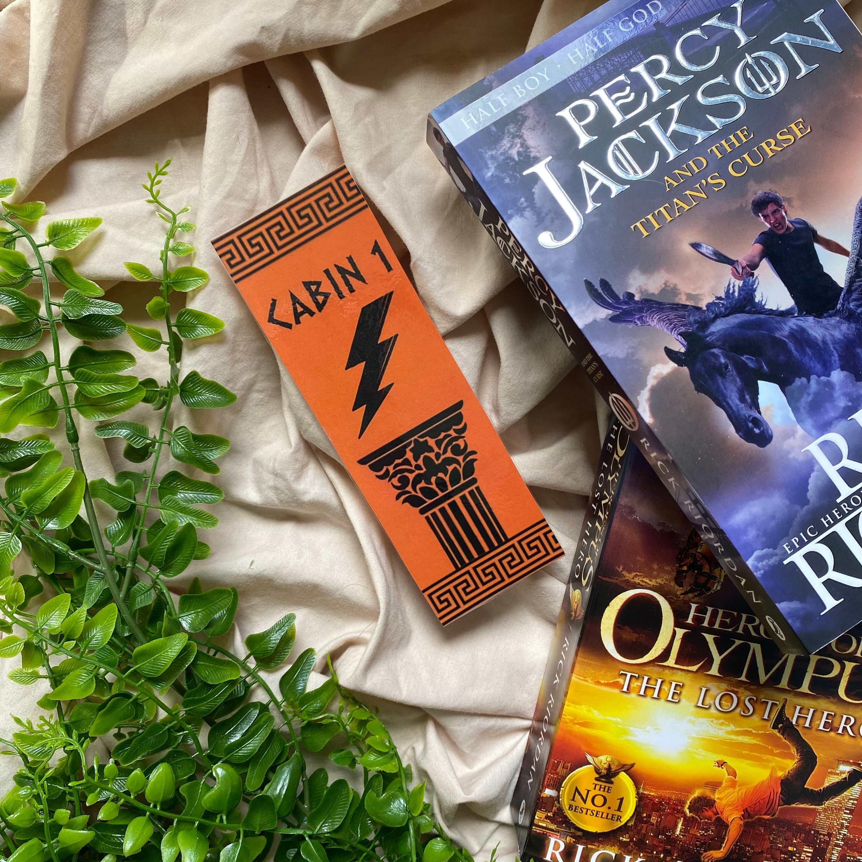 Percy Jackson Camp Half Blood Cabin Bookmarks/instant 