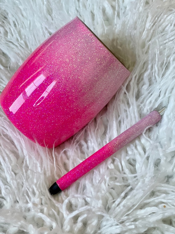 Ombré Glitter Tumbler/ombré Glitter Pen/matching Etsy