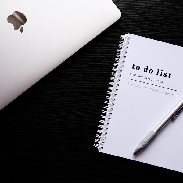 To Do List Notebook Etsy UK