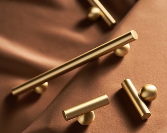 Unique Hardware, Unique Handle Pulls, Brass Handle, Brass Handles For Cabinets, Brass Pulls and Handles, Brass Pulls, Cabinets, Brass T Knob