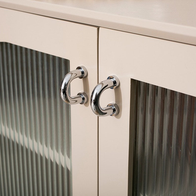 Polished chrome cabinet pulls, polished chrome knob, solid brass cabinet pulls, chrome drawer pulls and knobs, chrome hardware, brass pulls image 4