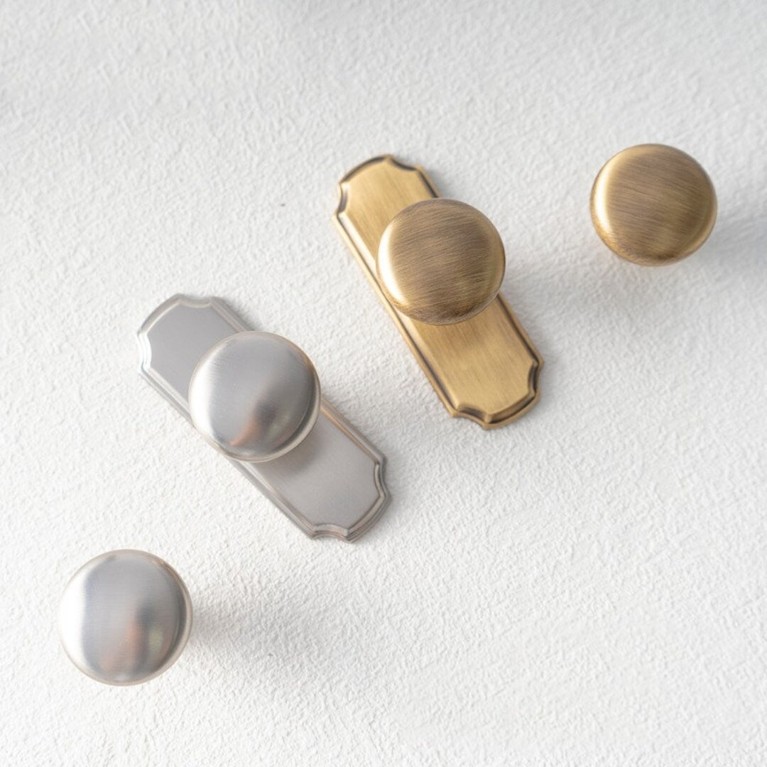 Antique Brass Drawer Handles, Quirky Home Decor, Polished Brass