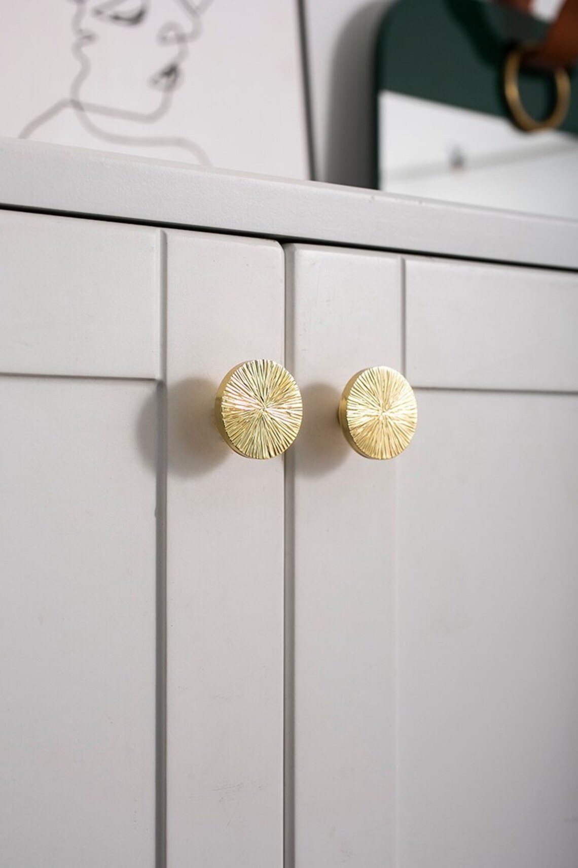 Starburst Knob Starburst Handle Decorative Knobs and Pulls Etsy