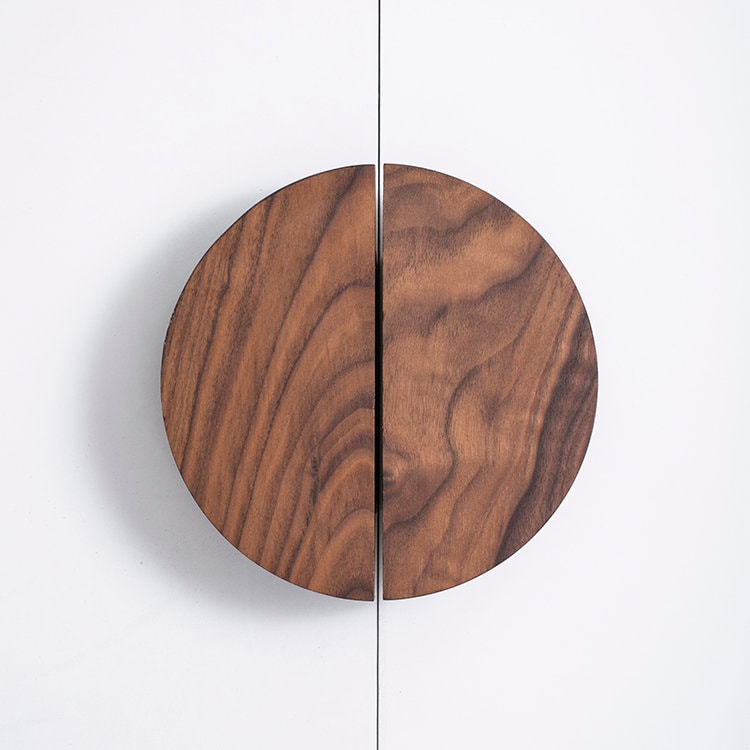 Wood Circle Door Handles 