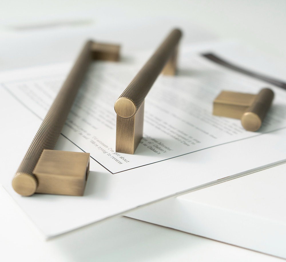 Solid Brass Pulls Antique Brass Pulls Bronze Pull Etsy