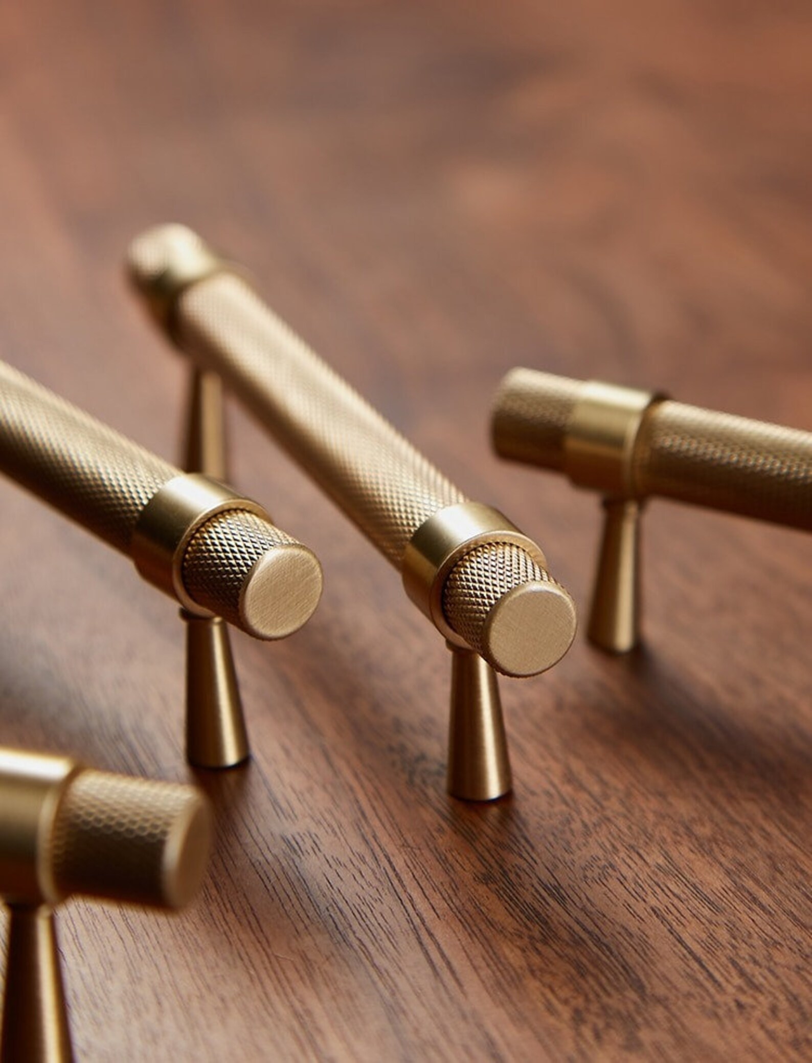 Knurled Brass Handle Knurled Brass Knob Knurled Brass Gold Etsy
