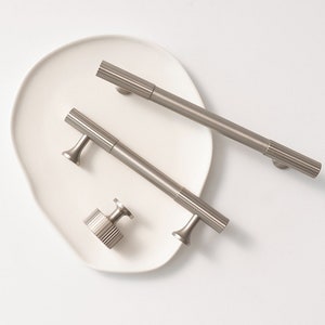 Satin nickel handles, satin nickel knobs, nickel pull, nickel handles, pulls for cabinet, handles for kitchen, silver pull handles