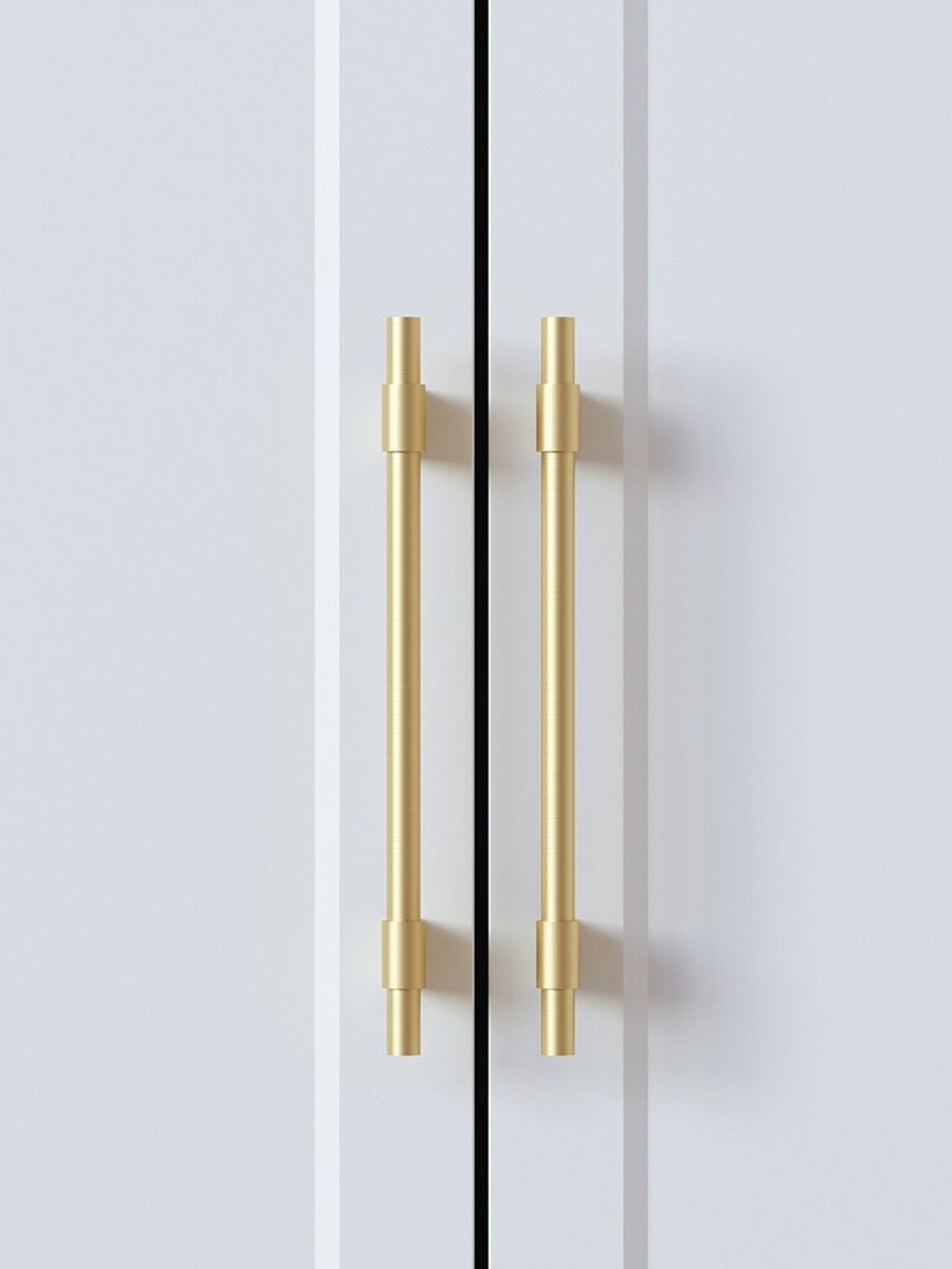 Gold and Silver Pulls Silver Handles Silver Etsy