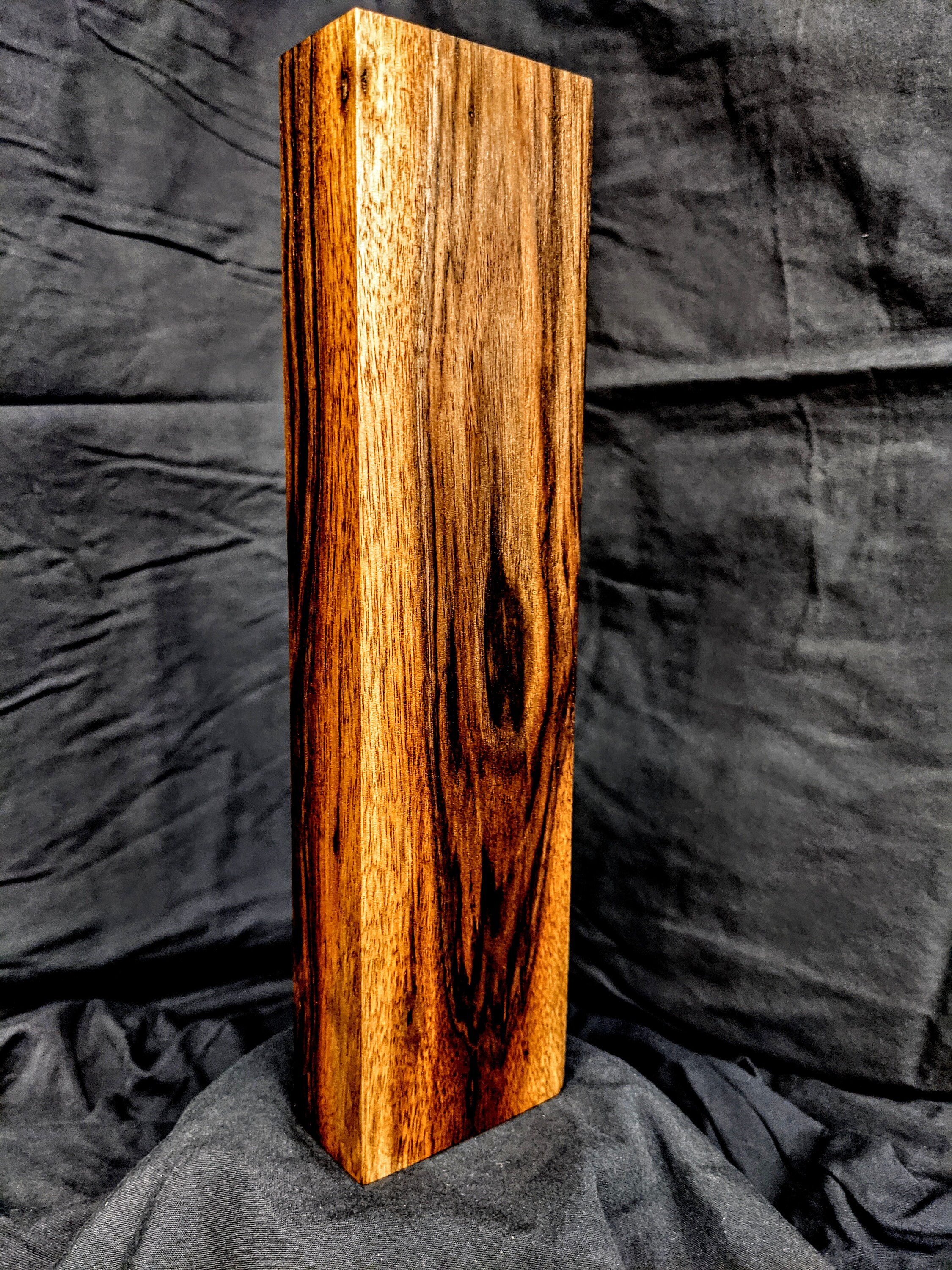 Stabilized wood black walnut knife handle blank Etsy