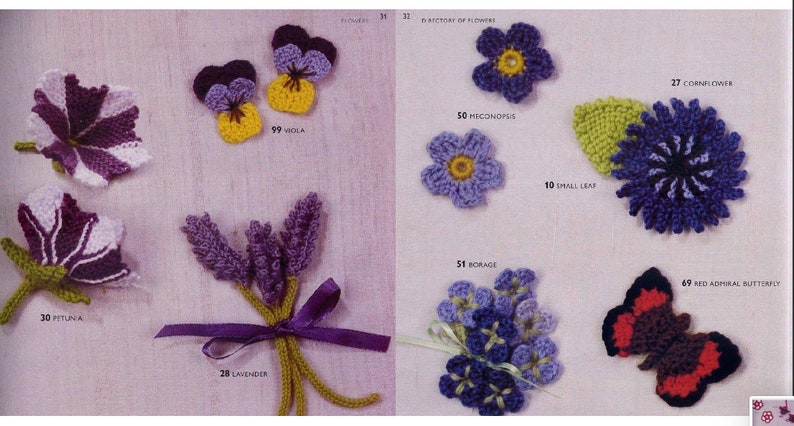 100 Blumen zum Stricken & Häkeln Bild 7