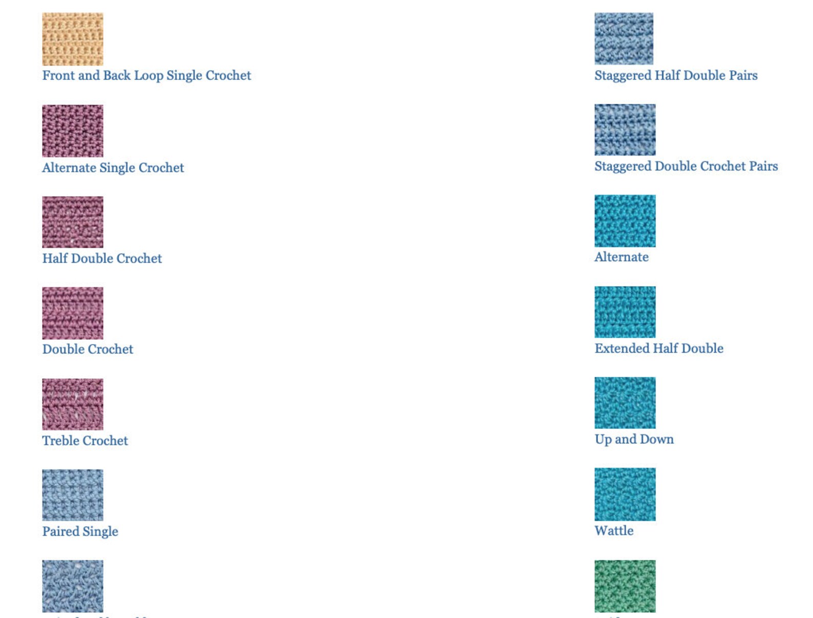 Crochet Stitch Dictionary 200 Essential Stitches Etsy