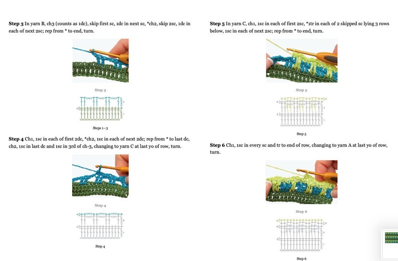 Crochet Stitch Dictionary 200 Essential Stitches Etsy