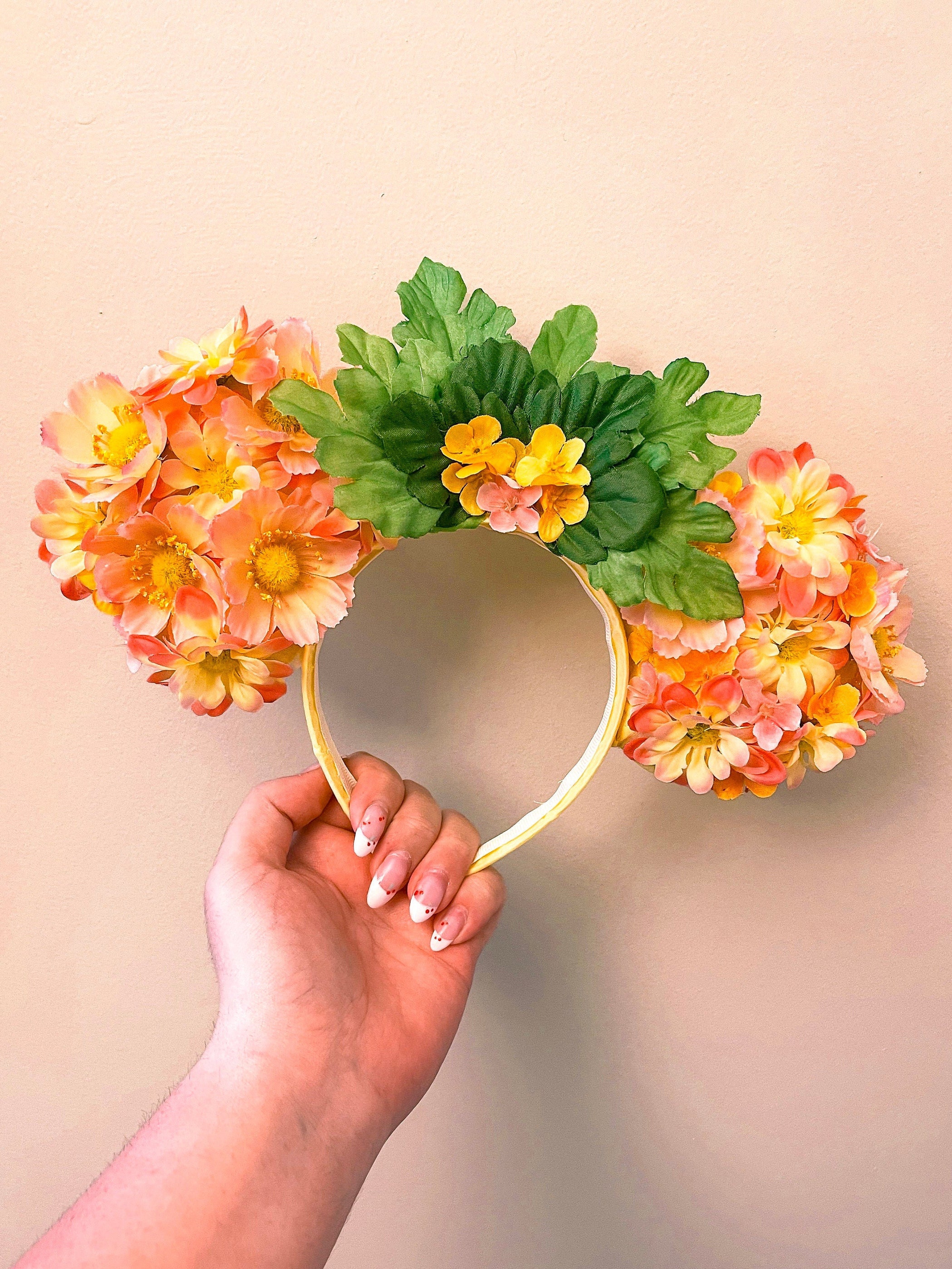 Hawaiian Floral Ears Etsy
