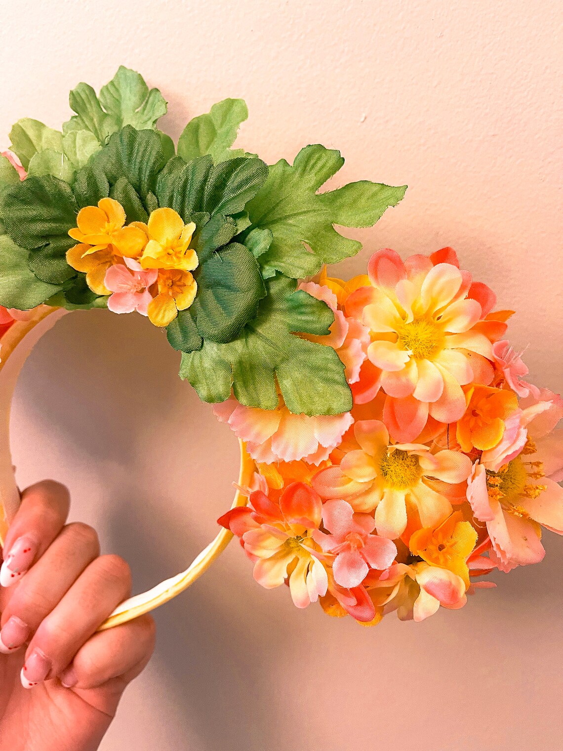 Hawaiian Floral Ears Etsy