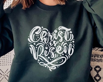 Christ is risen SVG PNG, He is risen, Matthew 28:6 Christian Sublimation, Bible Verse Tshirt design downloads, Religious Heart Jesus Graphic
