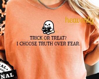 Christian Fall Png Lieblingsgeist ist der Heilige Geist PNG Anti Halloween PNG Lustige religiöse PNG Bibelvers PNG Süßes oder Saures Vertrauen statt Angst