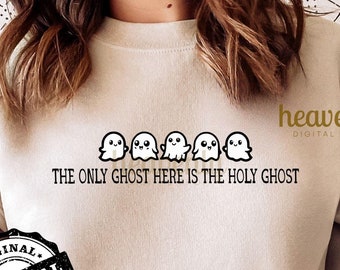 Christliches Halloween-PNG Lieblingsgeist ist der Heilige Geist PNG Anti-Halloween-PNG Lustige religiöse PNG Bibelvers-PNG DTF Digitaler Download