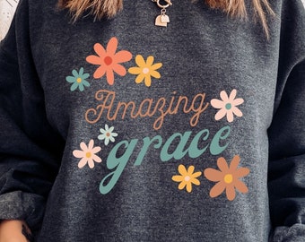 Amazing Grace Svg Christian PNG Sublimation Design Amazing Grace PNG Christian SVG Retro Christian Shirts Religious Png Bible Png Faith Png