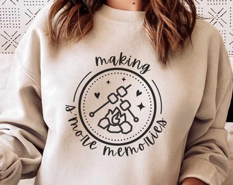 Making Smore Memories SVG, Camping Sign SVG, S'mores Station svg, Smores Sign svg, Camping svg, Summer svg, Smores svg, png Instant Download