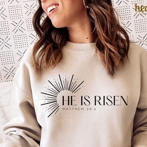 Pasqua Svg Pasqua Png Sublimazione Lui è risorto Svg Gesù Png Minimalista Religioso PNG Felice Pasqua Design della carta Lui è risorto Png Versetto della Bibbia