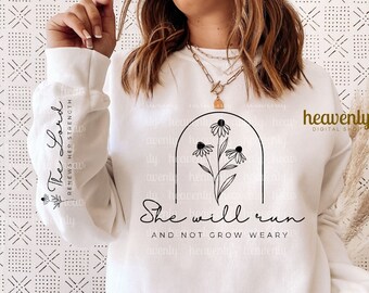 Christian Svg Sweatshirt Sleeve PNG Sublimation Design Mom Cut File Faith Based Shirt Jesus Apparel Mothers Day Mama Svg Trendy Aesthetic