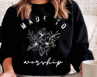 Distressed Christian PNG Made to Worship SVG Christian PNG Sublimation Design Jesus Png Religious Png Christian Shirt Easter Svg Bible Png