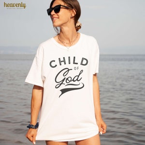 Kind van God SVG en vintage png-ontwerp, png-bestand voor sublimatie, christelijke svg, baby romper svg, bijbelvers T-shirt design download, geloof