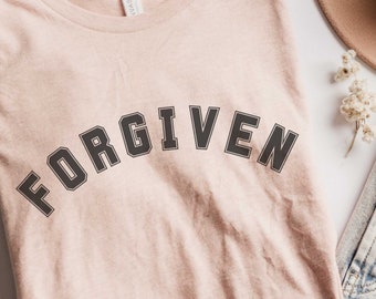 Retro Christian Png Forgiven Svg Faith Based Png Sublimation Design Jesus Svg Bible Verse Tshirt Design Cut File Cute Motivational Shirt
