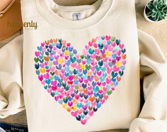 Valentinstag Herz Png Valentinstag Png Sublimationsdesign Valentinstag Png, Xoxo Png, niedliche Herzen Png, bunte Herz Png, Trending Png