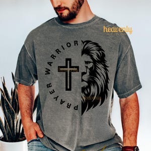 Christliche SVG Jesus PNG Christian Shirt Herren Png Sublimation Design Religiöses zwar Ostern Löwe Clipart Gebet Krieger DTF Digitaler Download