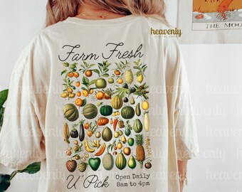 Farm Fresh Pumpkins PNG, Fall Pumpkins Sublimation, Pumpkin Png, Vintage Upick Farmer Png, Fruits Vegetables Shirt Design, Autumn Clipart
