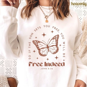 Inderdaad gratis Svg Png, vlinder Svg, christelijke Svg, Jezus svg, inspirerende Svg, christelijke T-shirt SVG, moeder SVG, schrift svg, PNG-sublimatie