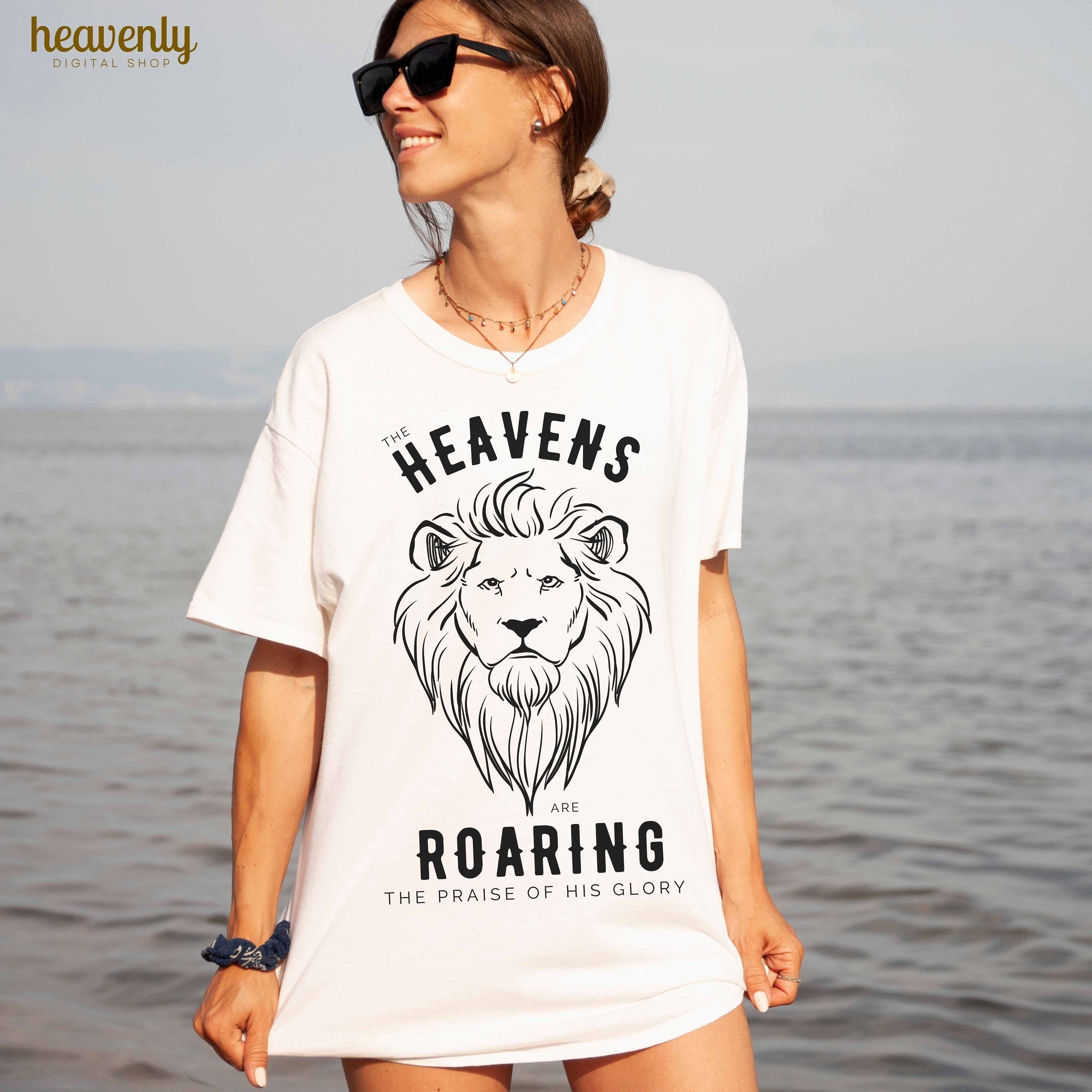 Heavens Are Roaring PNG Christian Sublimation Designs -  in 2023