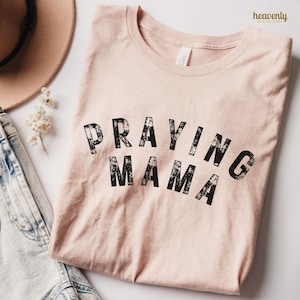 Praying Mama Svg Distressed PNG Christian SVG Christian PNG Sublimation Design Mom Png Faith Png Mothers Day Svg Shirt for Mom Svg Mama Png