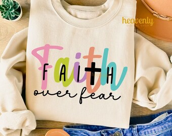 Faith Over Fear Christian Png Sublimation Design, Faith Png, Bible Verse Png, Jesus Png, Inspirational Png, Religious Png, Digital Download