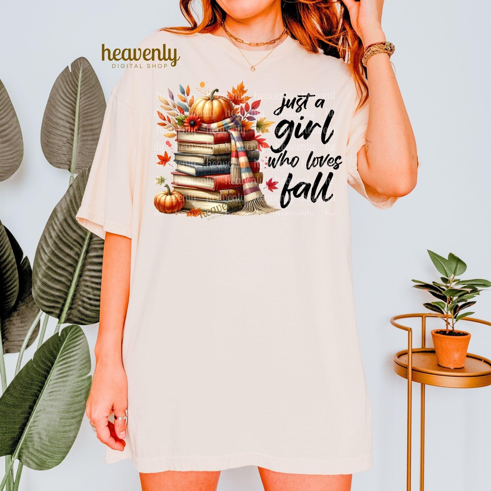 Just a Girl Who Loves Fall Png, Sublimation Design, Autumn Vibes, Fall ...