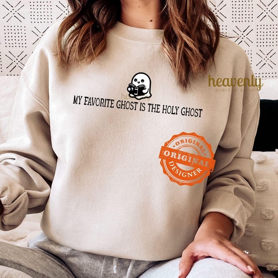 Christian Fall PNG My Favorite Ghost Is The Holy Ghost PNG, Anti Halloween PNG, Funny Religious Png, Bible Verse Png, Cute Ghost Shirt Png