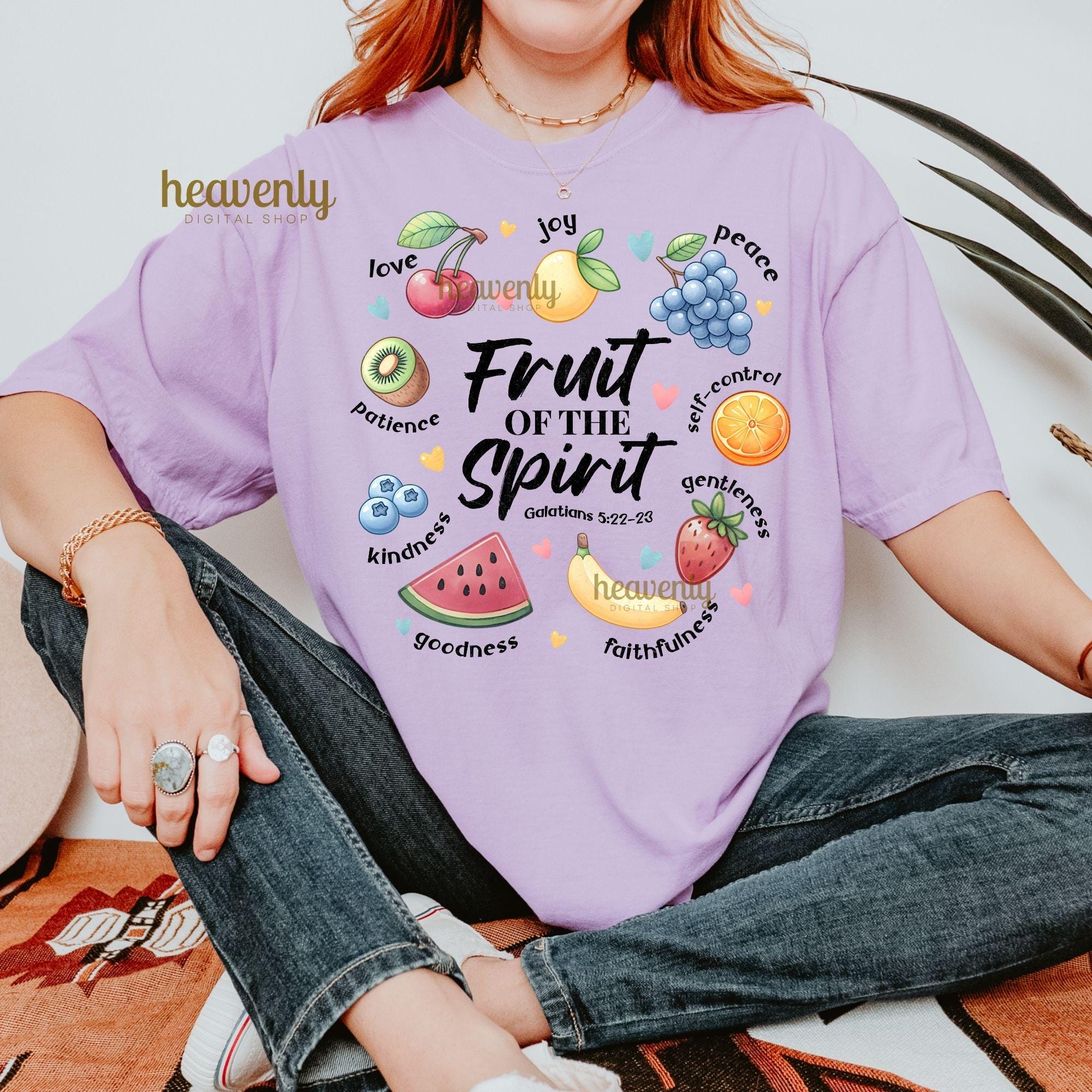 Fruit of the Spirit PNG Christian Sublimation Design Jesus PNG Faith ...
