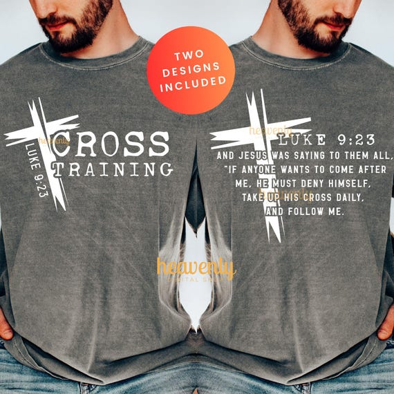 Christian Men's Shirt SVG Cross Training Jesus Png Sublimation Design, Bible Verse Png, Religious Father's Day Svg, Scripture Svg Cut File