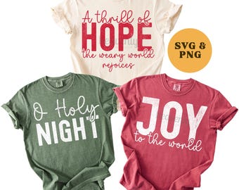 Christian Christmas Svg Png Bundle,  Png Sublimation Bundle, Merry and Bright Svg, Holly Jolly Png Shirt Design Svg Cut Files