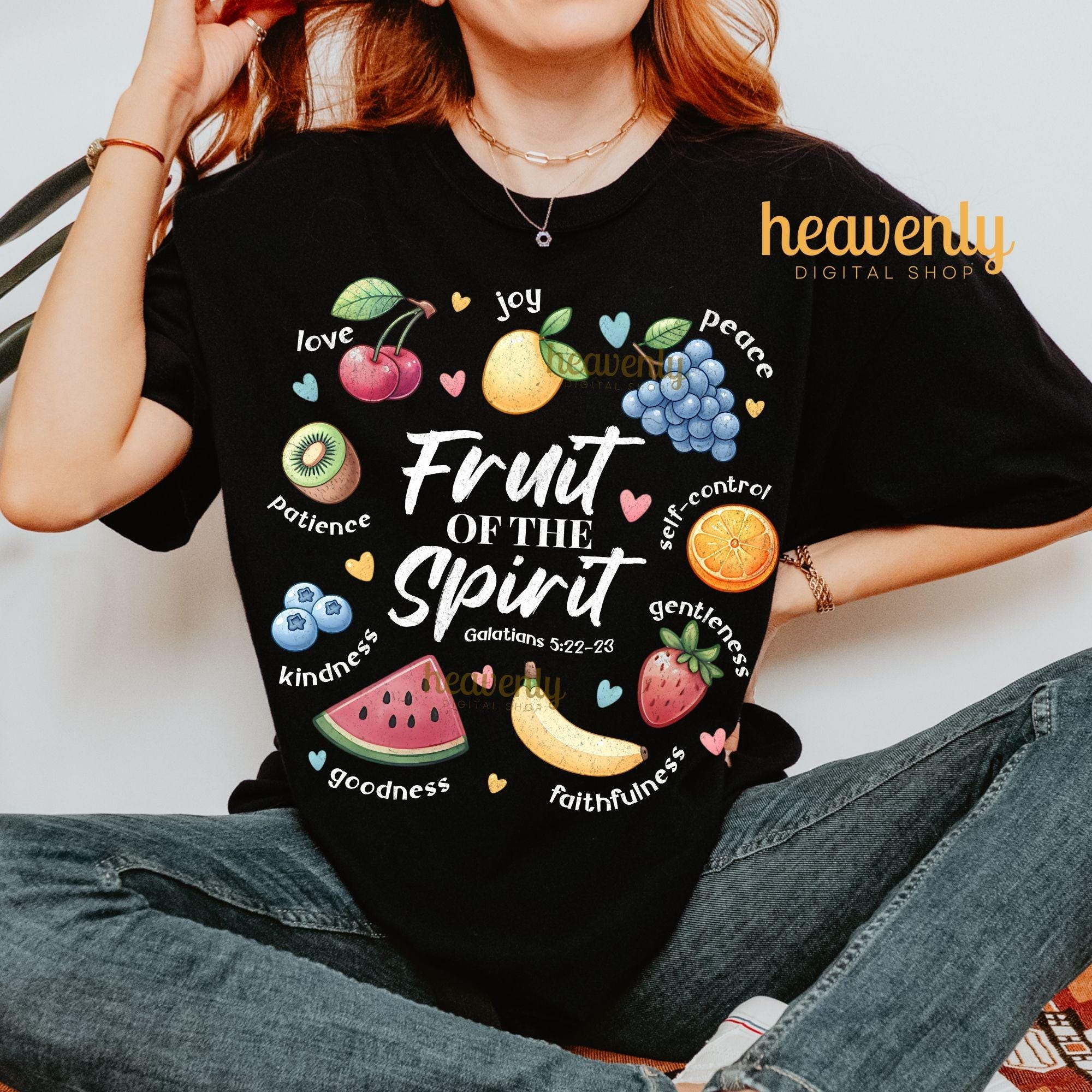 Fruit of the Spirit PNG Christian Sublimation Design Jesus PNG Faith ...