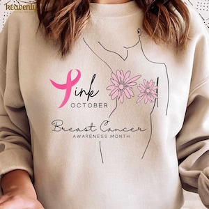 Pink October Svg PNG Sublimation, design digital de conscientização sobre o câncer de mama, em outubro usamos download rosa, uso comercial gratuito, camisa de câncer