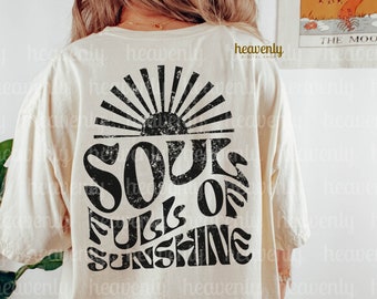Retro Beach Svg Grunge Front and back PNG Tropical Summer Shirt Svg Trendy Aesthetic Png Vintage Summer Sublimation, Positive Svg Sunset Svg